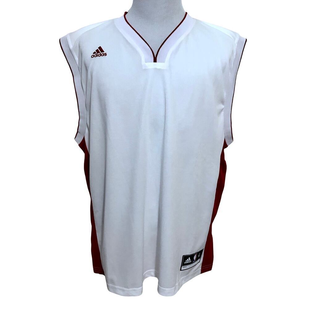Adidas NWOT White Generic NBA Team Jersey Men XL